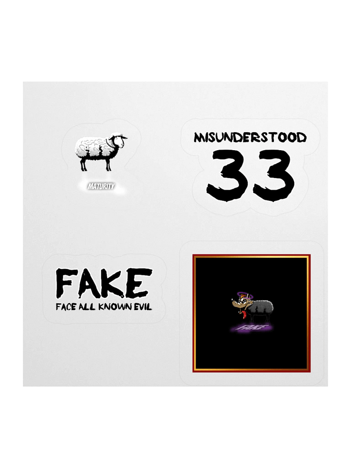 MisUnderStood Sticker Pack product image (2)