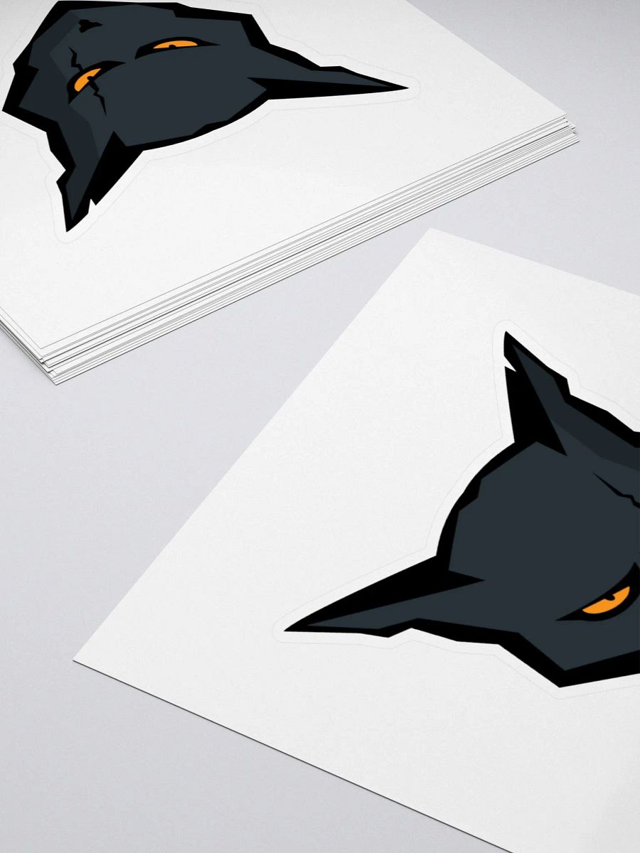 Couch Cat Logo Sticker 3x3 product image (4)