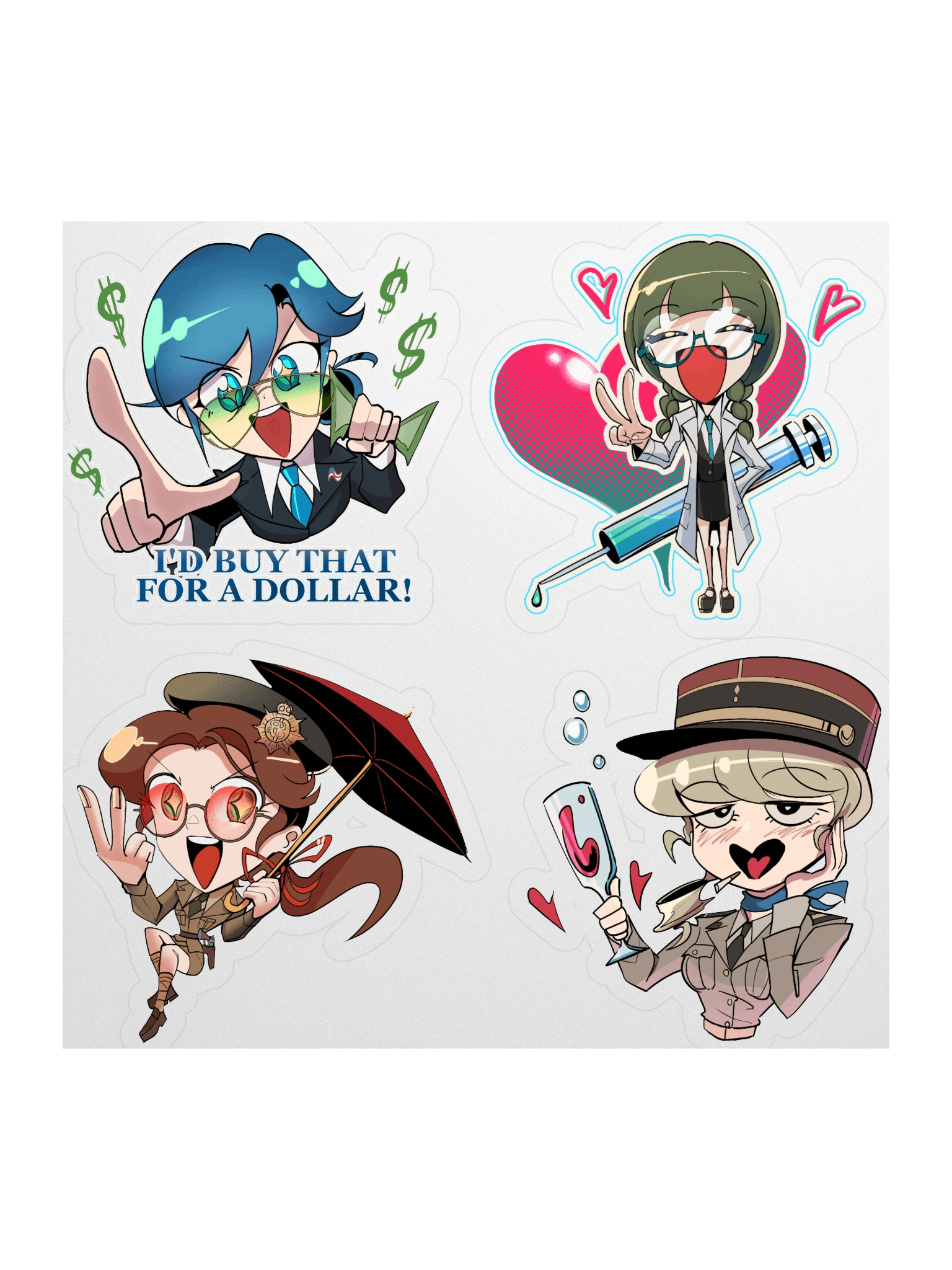 We Love Cold War!! September 2025 Sticker Set product image (1)