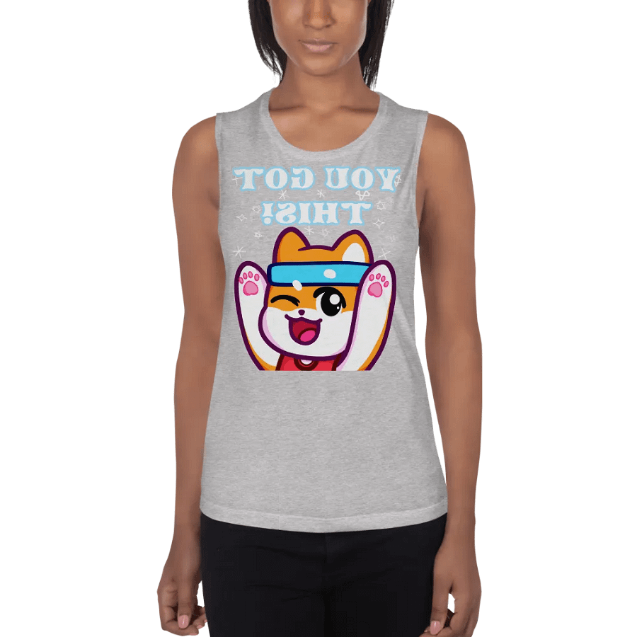 Women's Flowy Scoop Encouragement Tank! product image (3)