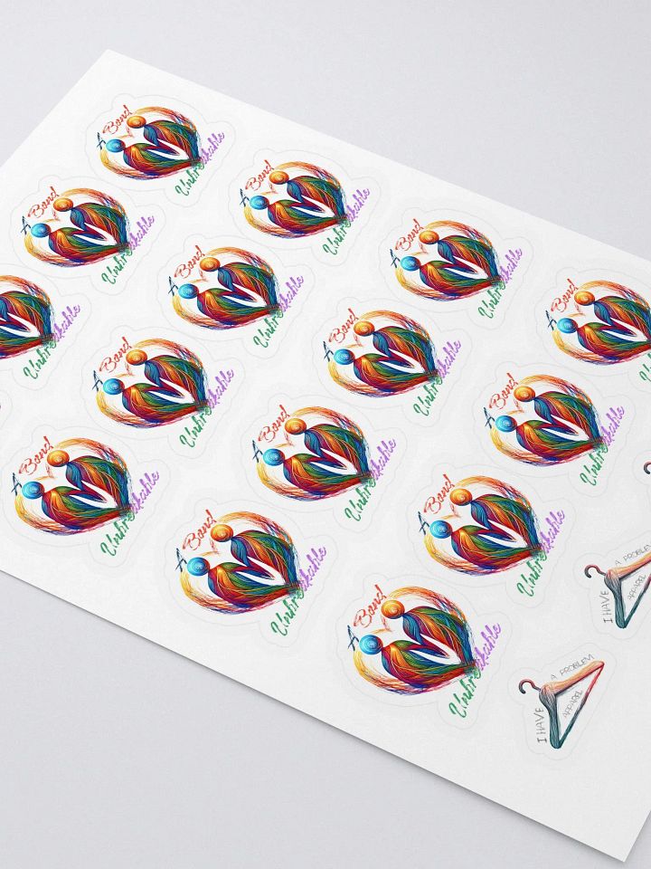 A Bond Unbreakable Kiss Cut Sticker Sheet product image (2)