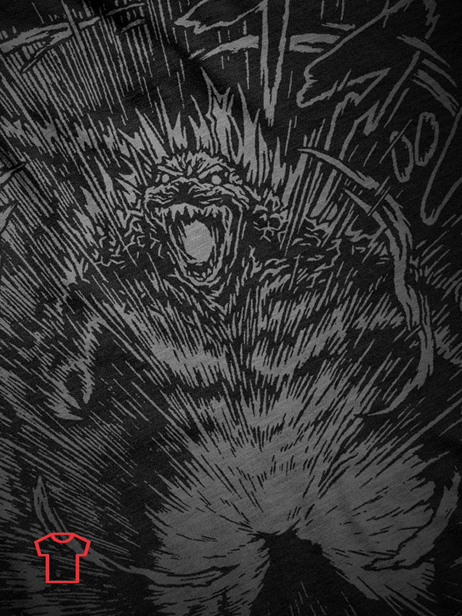 Gojira Minus One Tribute - Nuke Shirt (Grey) product image (1)