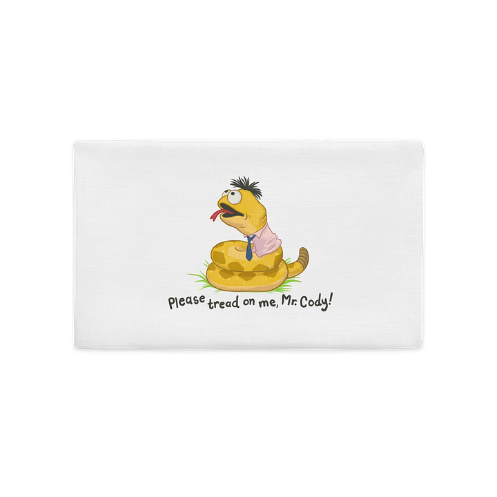 Warmbo "Please Tread On Me" Pillowcase product image (1)