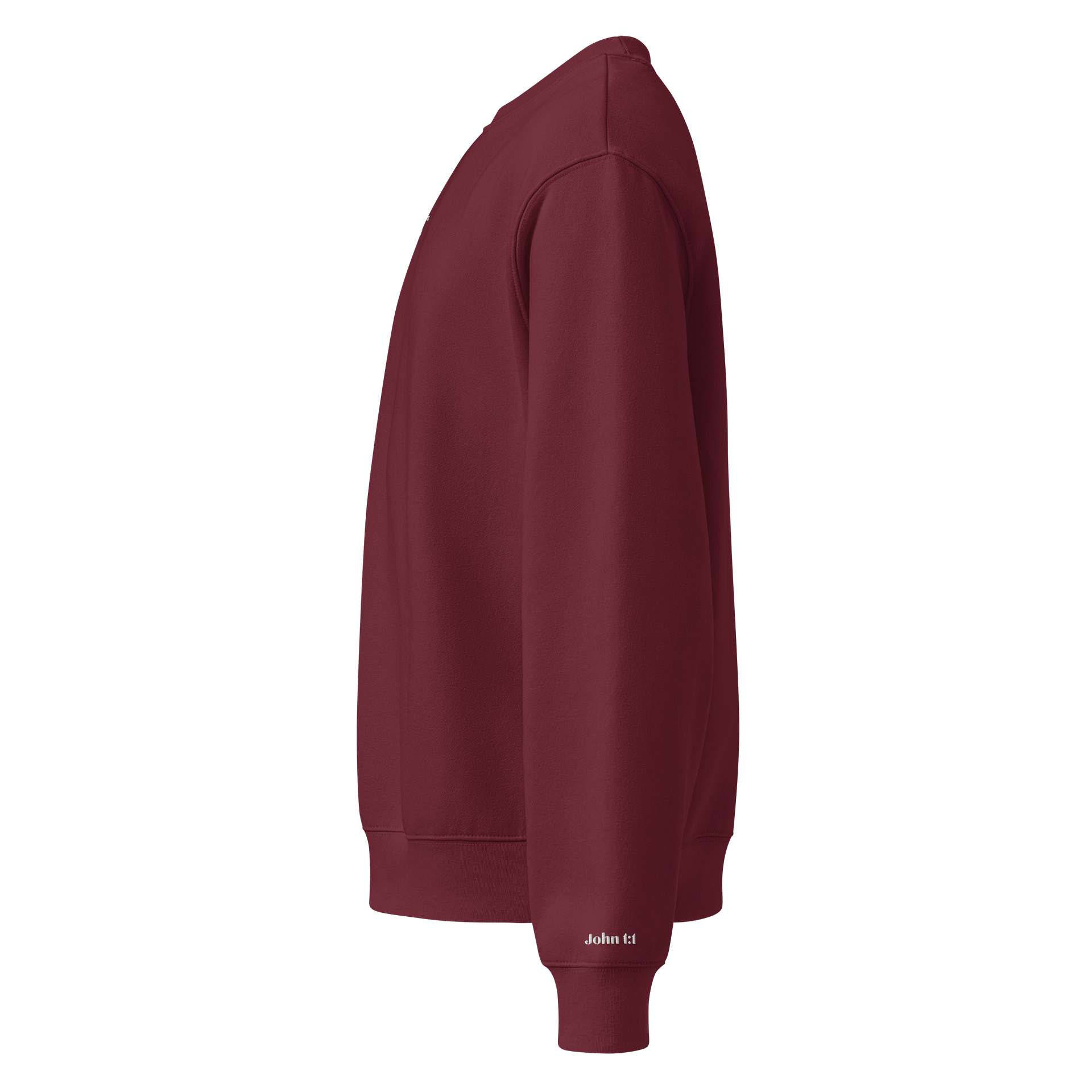 Scripture Sweatshirt Embroidered - John 1:1 Co. product image (3)