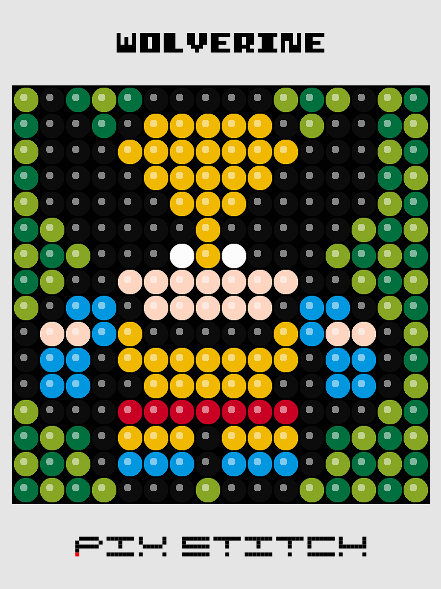 Wolverine Pixel Art product image (1)