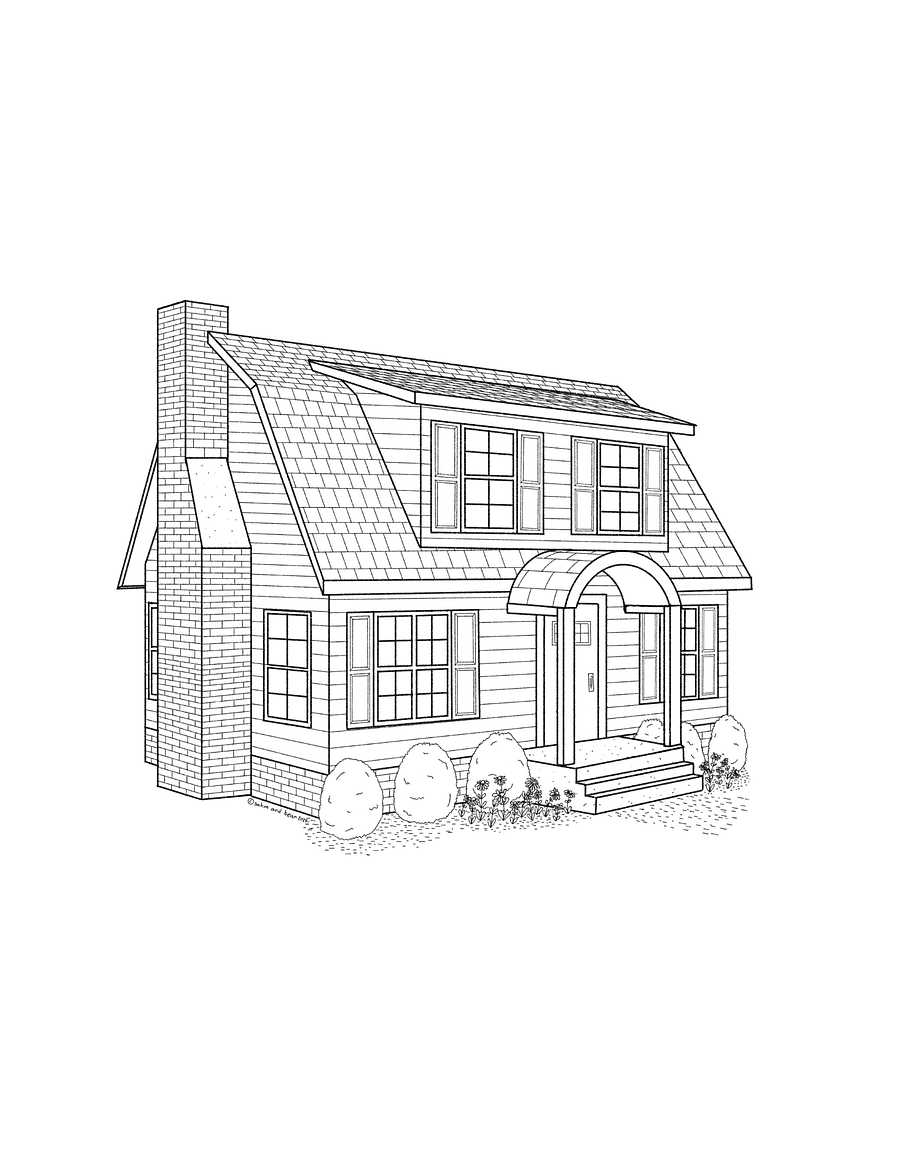 Coloring Like a Nerd - Free Coloring Sheet PDF for the Architecturally Inclined product image (5)