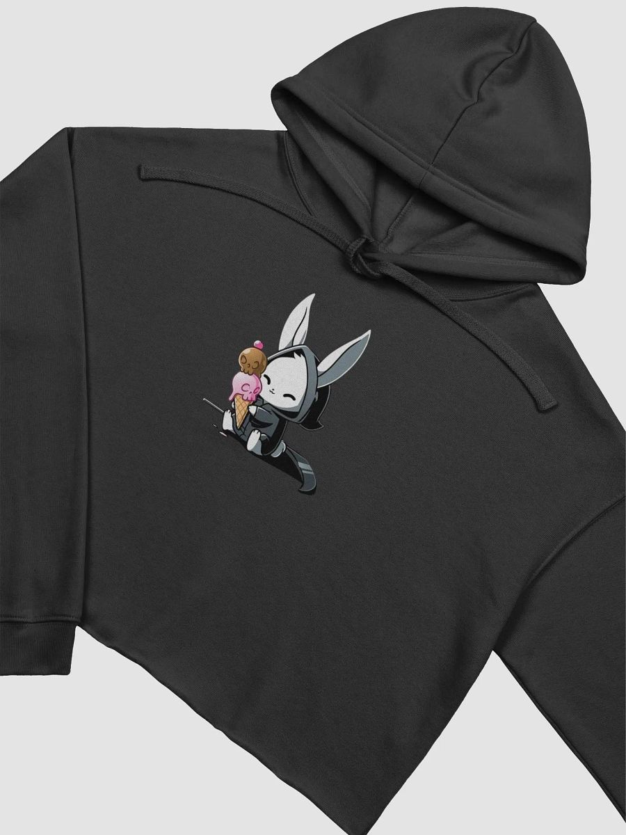 Skull Scoops Ice Cream Bunny Crop Hoodie product image (12)