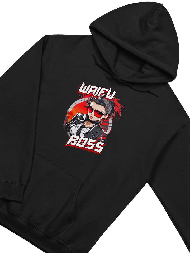 Waifu Boss v1 - Gildan Classic Hoodie - Gildan 18500 product image (2)