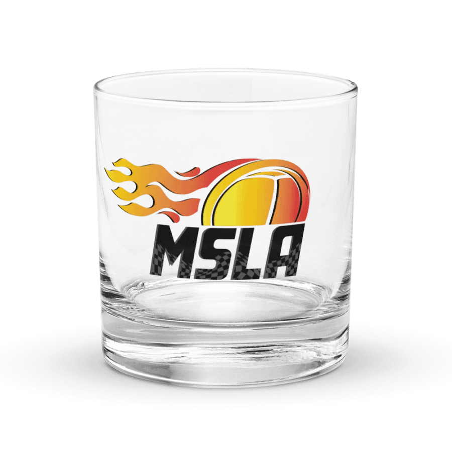 MSLA Logo Rocks Glass product image (5)