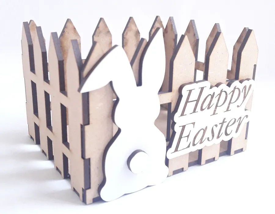 Easter Fence Basket - Laser Cut Files product image (5)