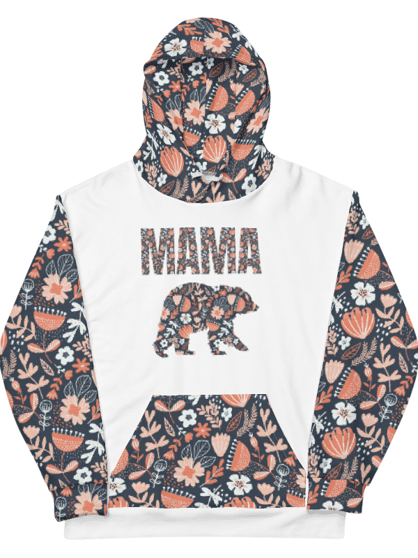 Mama Bear Floral Print Hoodie product image (1)