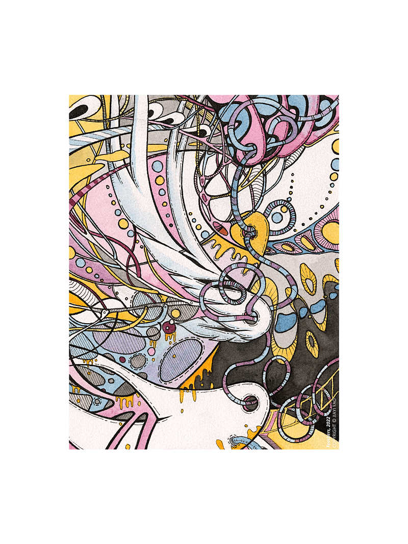 Feathers - Original Art Print