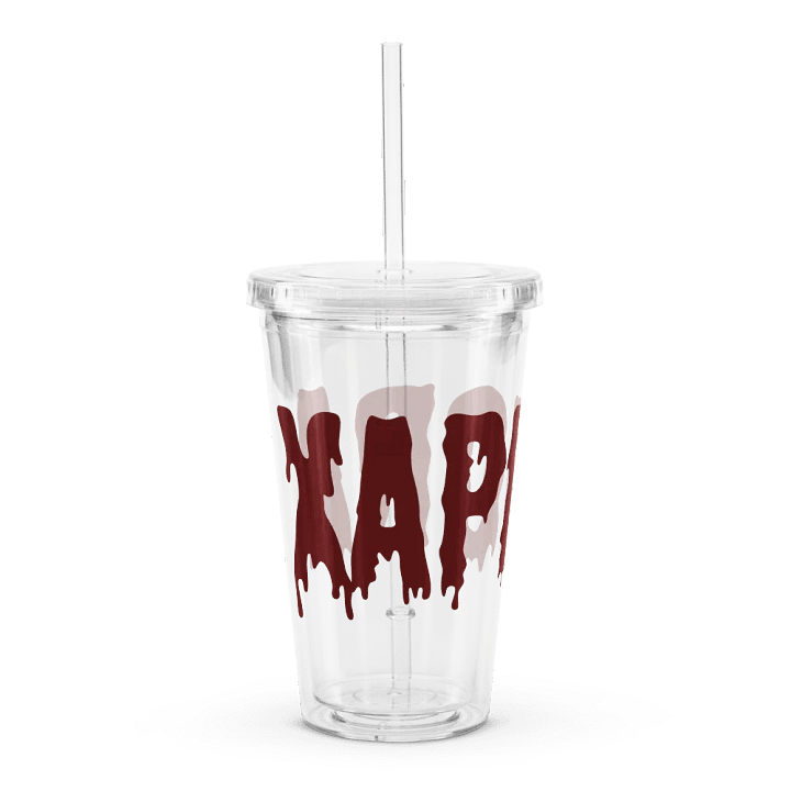 Xaphora Drip Clear Acrylic Cup w/ Straw product image (2)