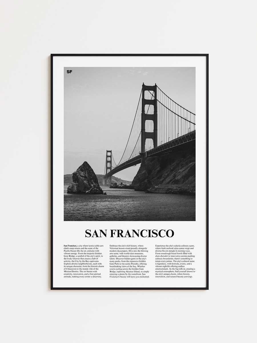 San Francisco 01 Newspaper Poster product image (1)