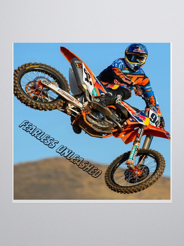 FEARLESS UNLEASHED! kiss cut sticker product image (3)