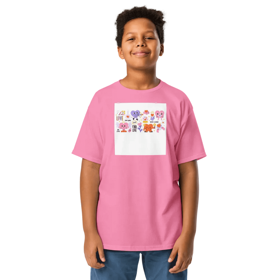 Kids Shirt Love Hearts product image (1)