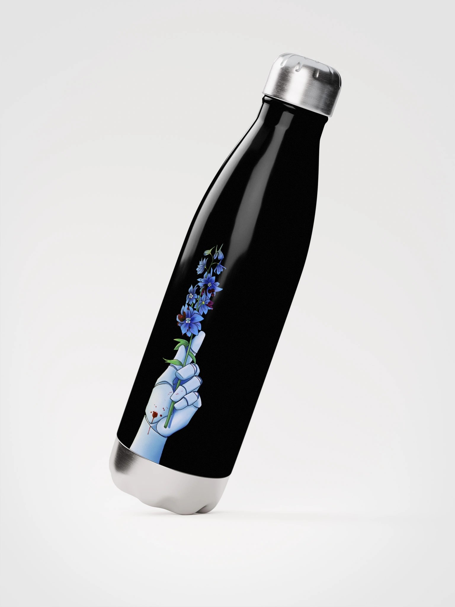 Sage's Hand Water Bottle - Echo of the Larkspur product image (2)