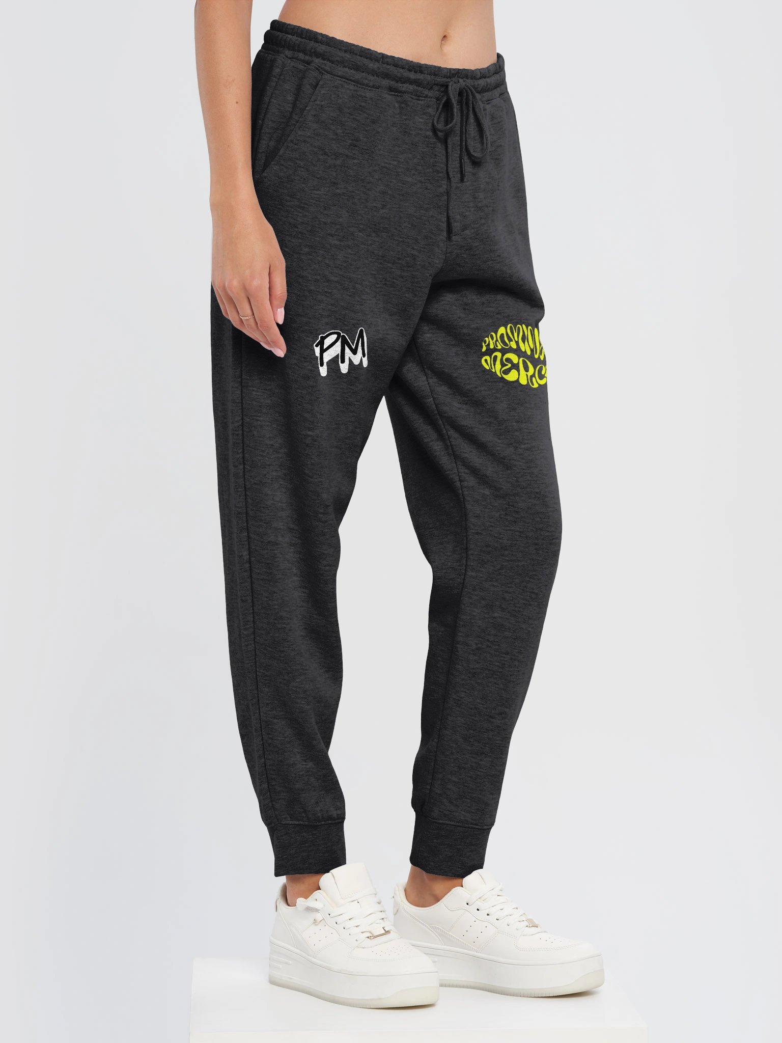 Women's Neon Yellow Prominent Merch Joggers product image (10)