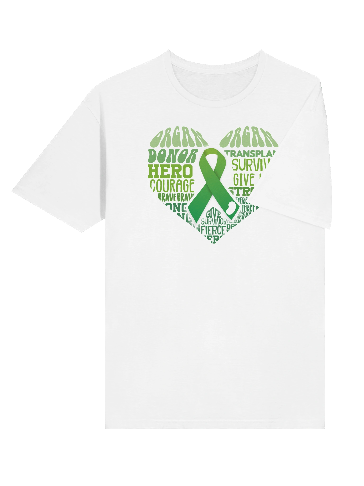 Green Ribbon Hero Unisex T-Shirt product image (6)