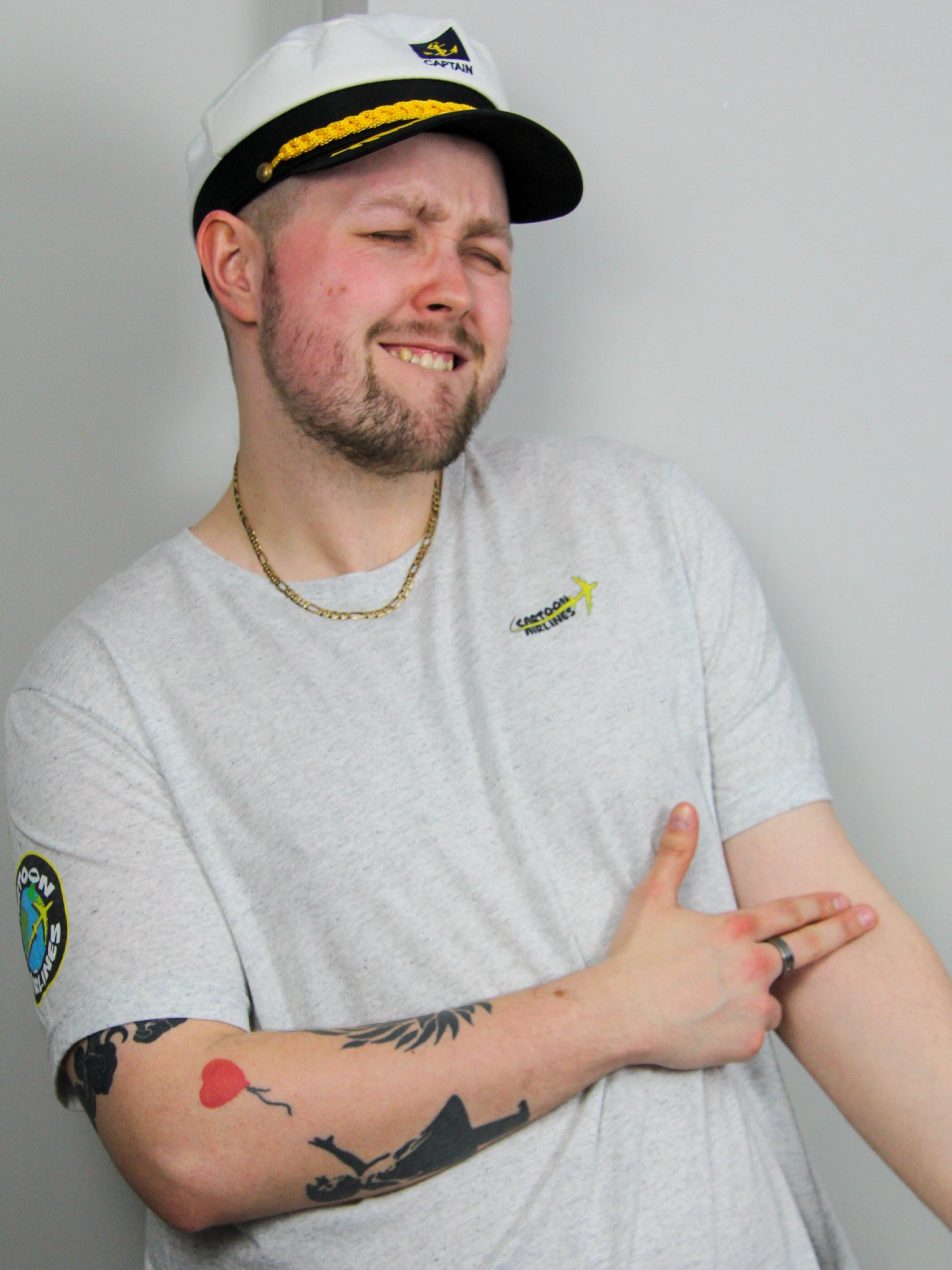 Cartoon Airlines Flight Crew T-shirt product image (1)