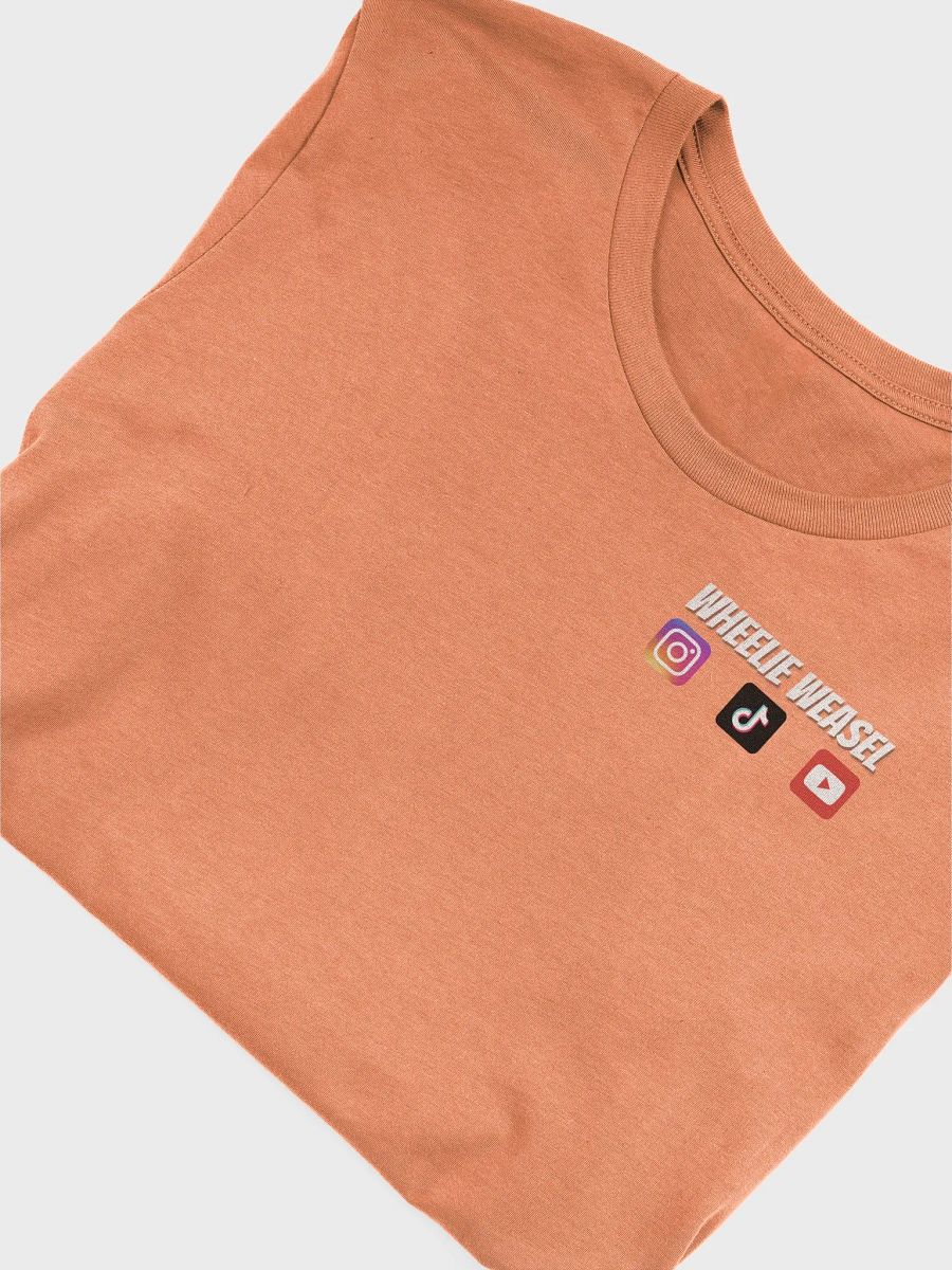 Red Rose Wheelie Weasel T-Shirt product image (4)