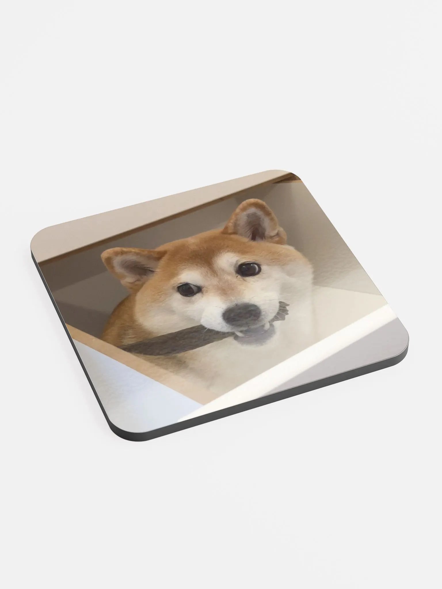 Knife Wielding Shibe Coaster product image (2)