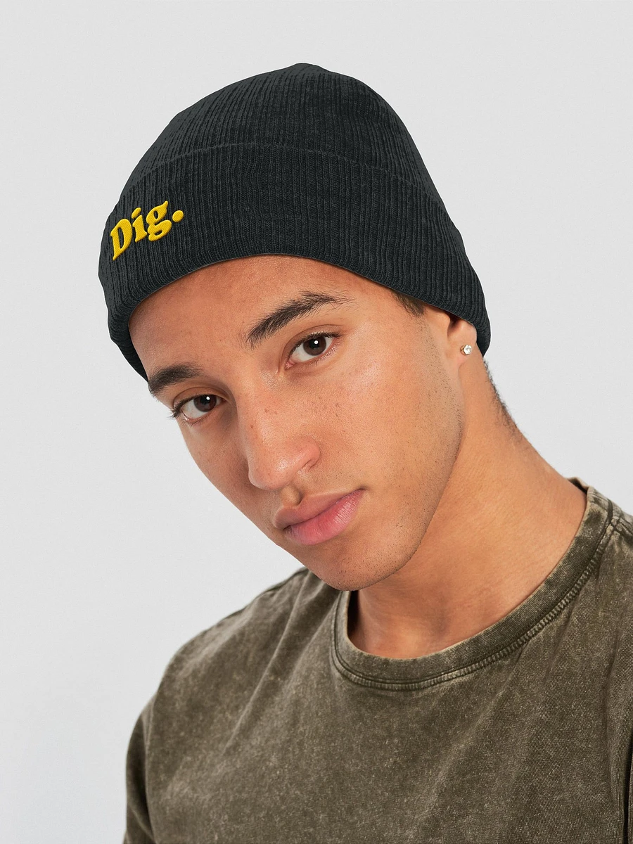 Dig. Beanie: Black product image (3)