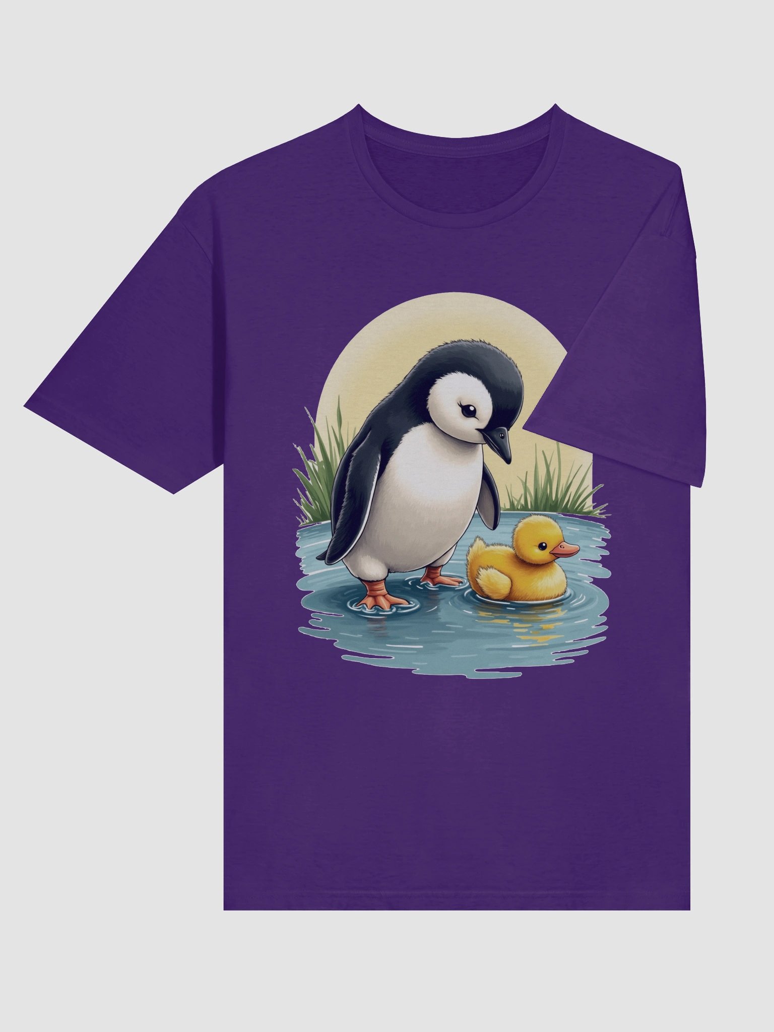 Penguin and Duckling Friendship T-Shirt product image (53)