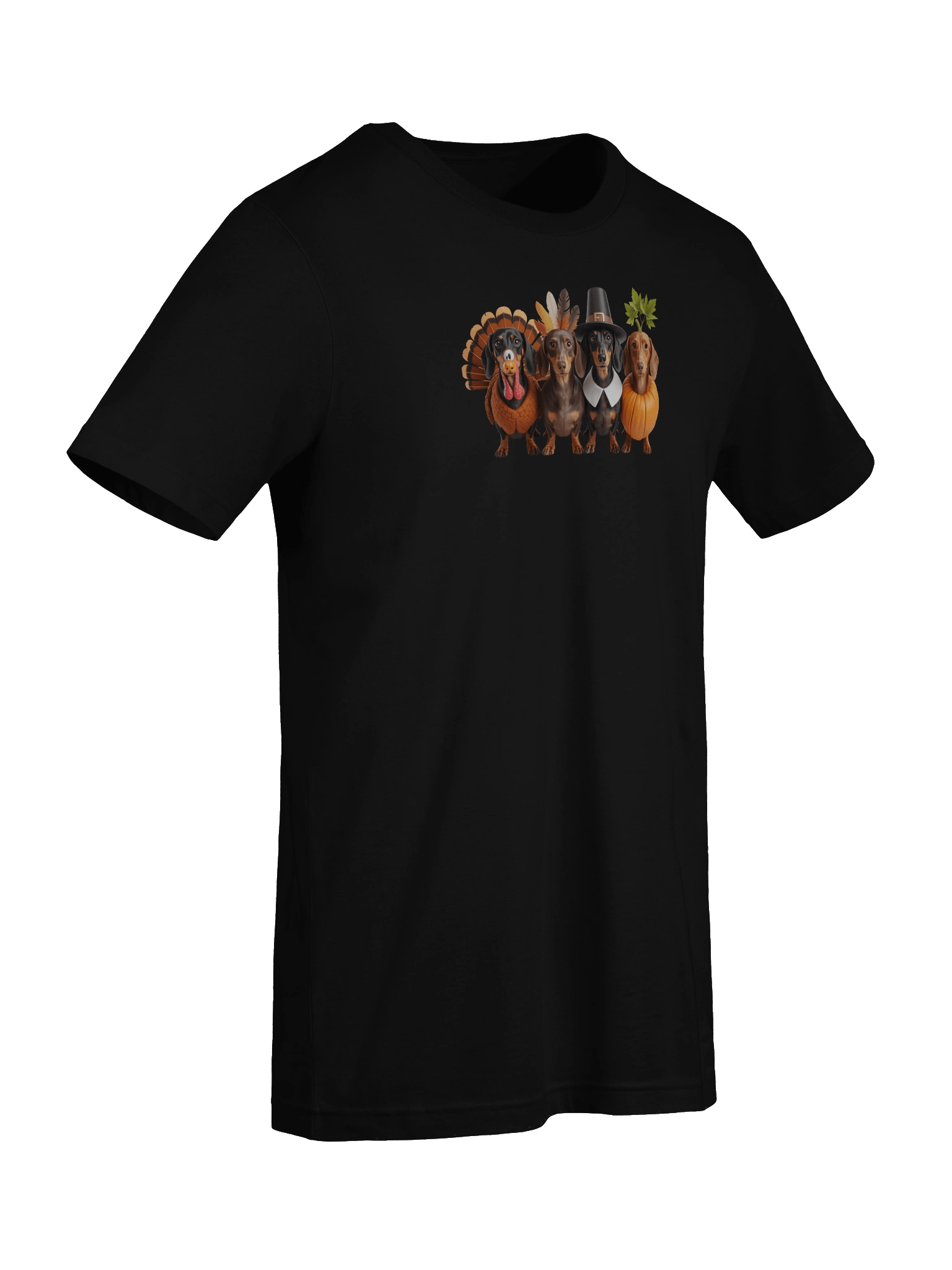 Thanksgiving Dachshund Squad T-Shirt product image (17)