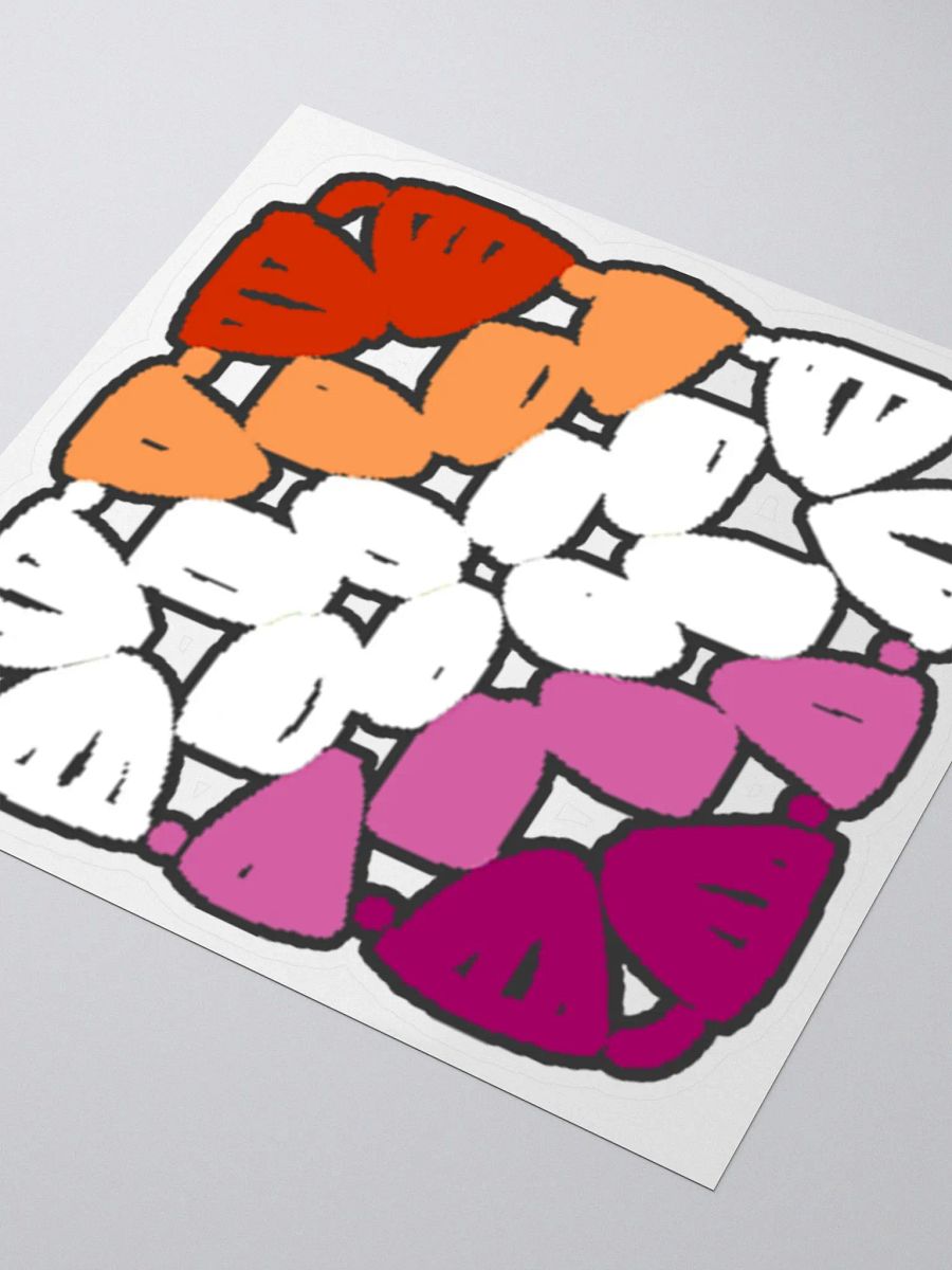 Loop Together Lesbian Pride Sticker product image (3)