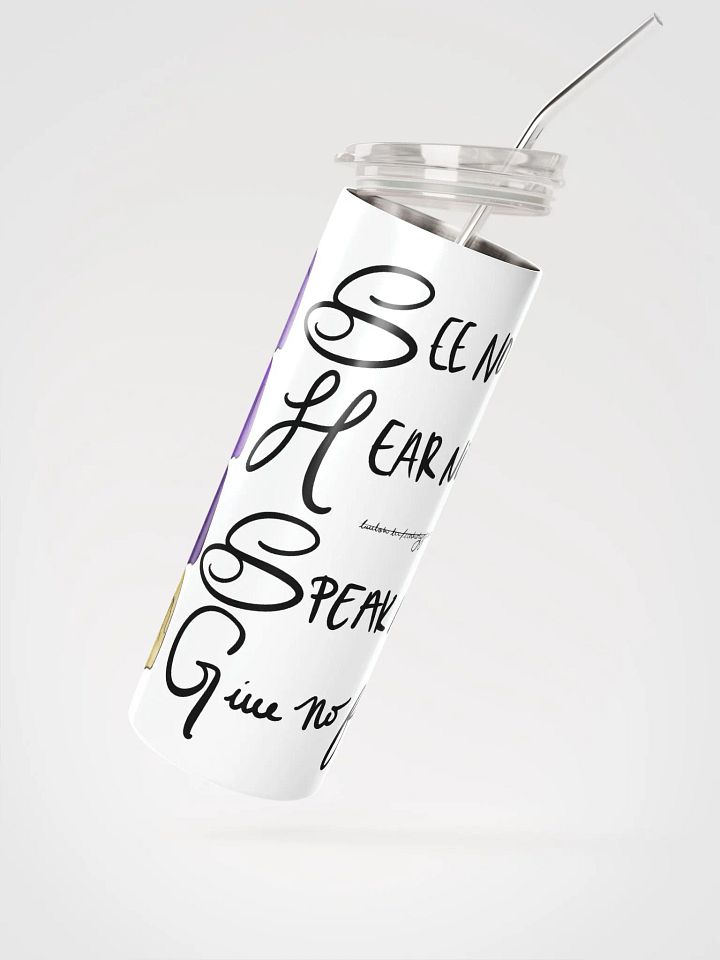See No Evil Ghostie Tumbler product image (2)