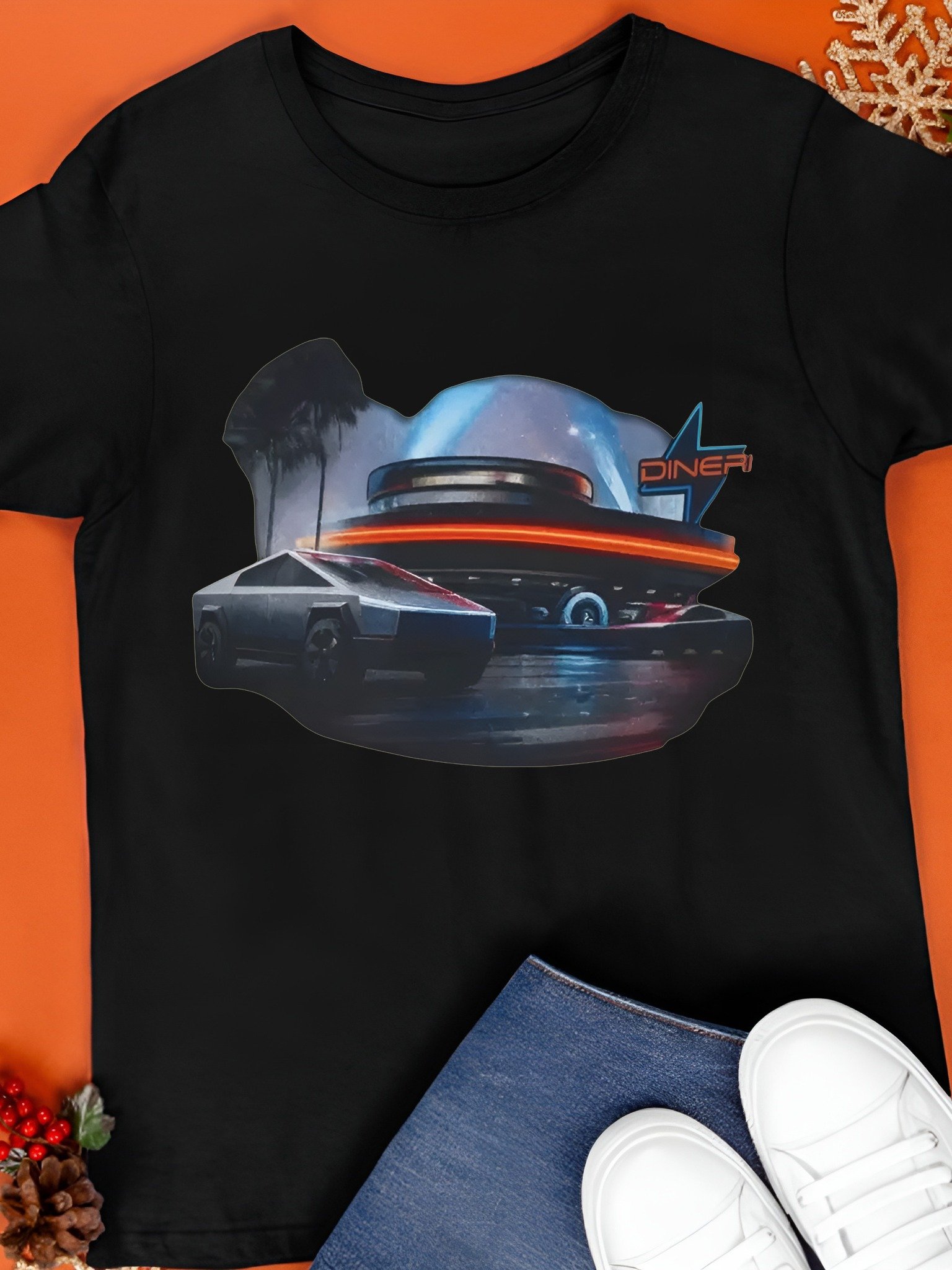 Tesla Hollywood Retro Diner Shirt product image (1)