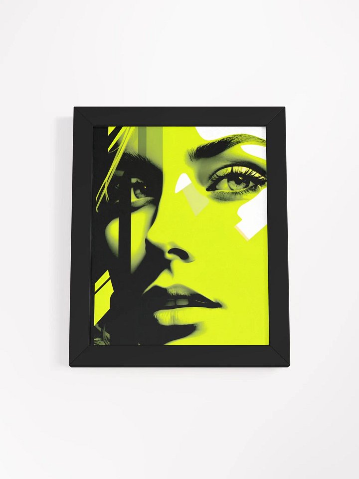 Pop Art Beauty Face - lime product image (1)