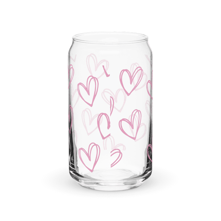 Heartfelt Glass Can: Sip in Style product image (6)