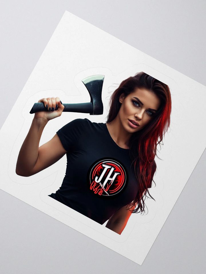 Axe Me Again Chick Sticker product image (4)