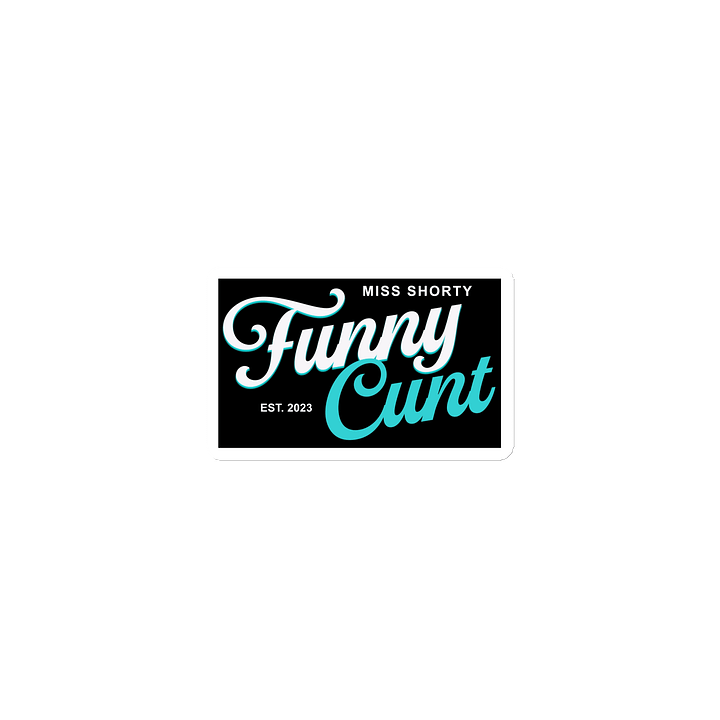 Funny C!NT Magnet - Black product image (1)
