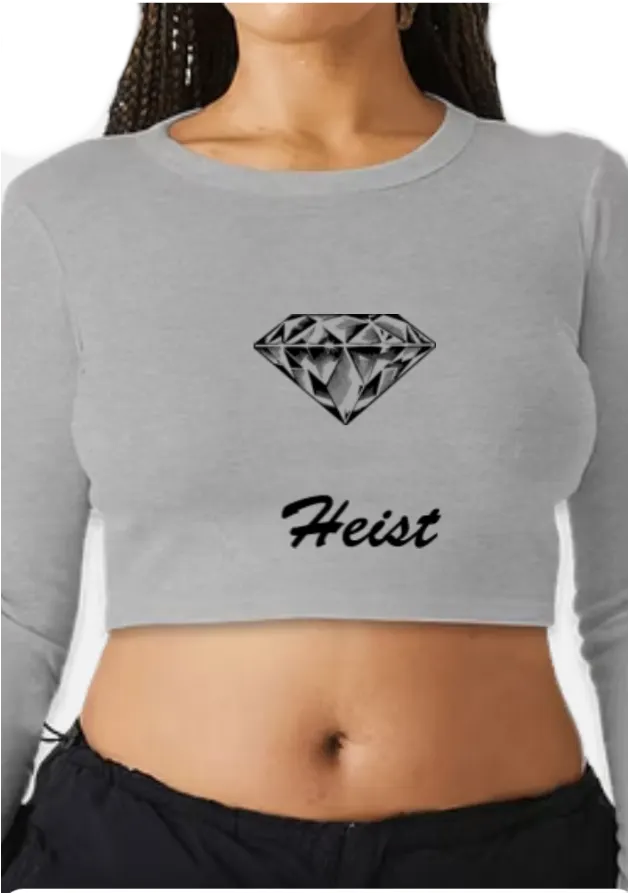 Diamond heist crop tops /hoodies women product image (2)