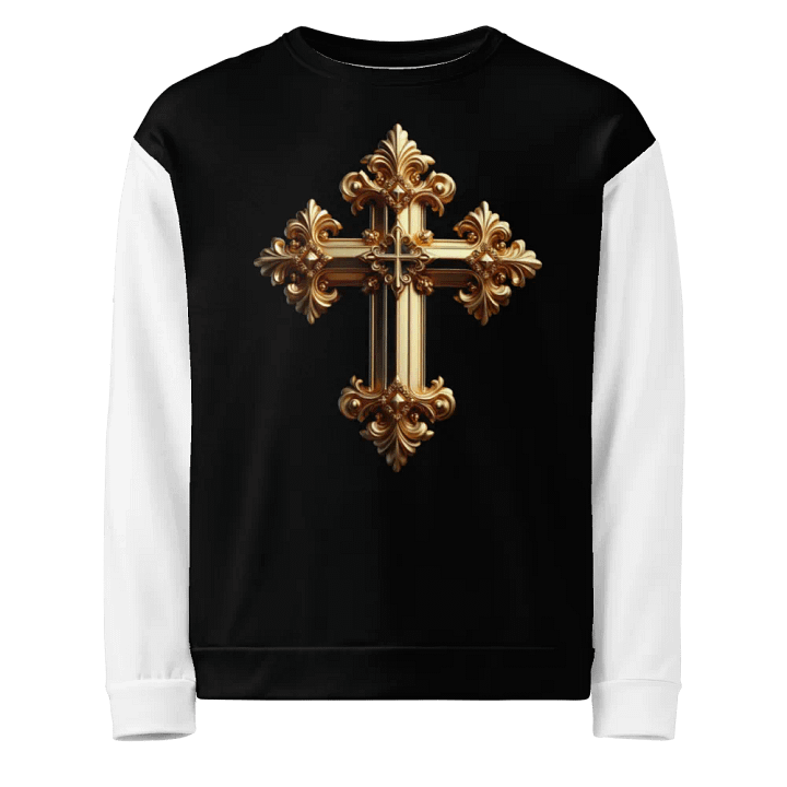 A Golden Angel and Cross - Unisex Sweatshirt #9 product image (1)