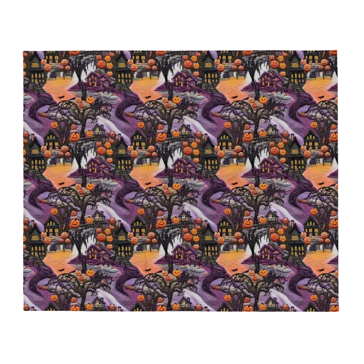 Pumpkin VIllage Blanket product image (1)