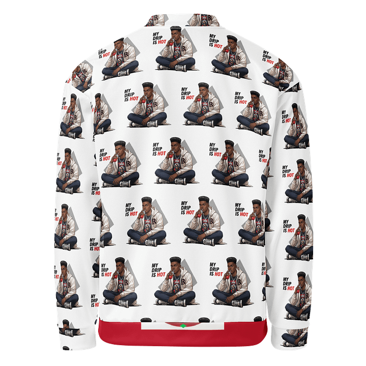 Unisex My Drip Is Hot All-Over Print Bomber Jacket product image (2)