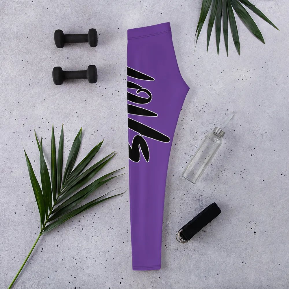 Love - Black & Purple - Leggings product image (3)