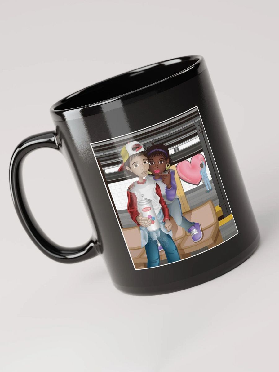 Graffiti Couple Mug - Black product image (5)
