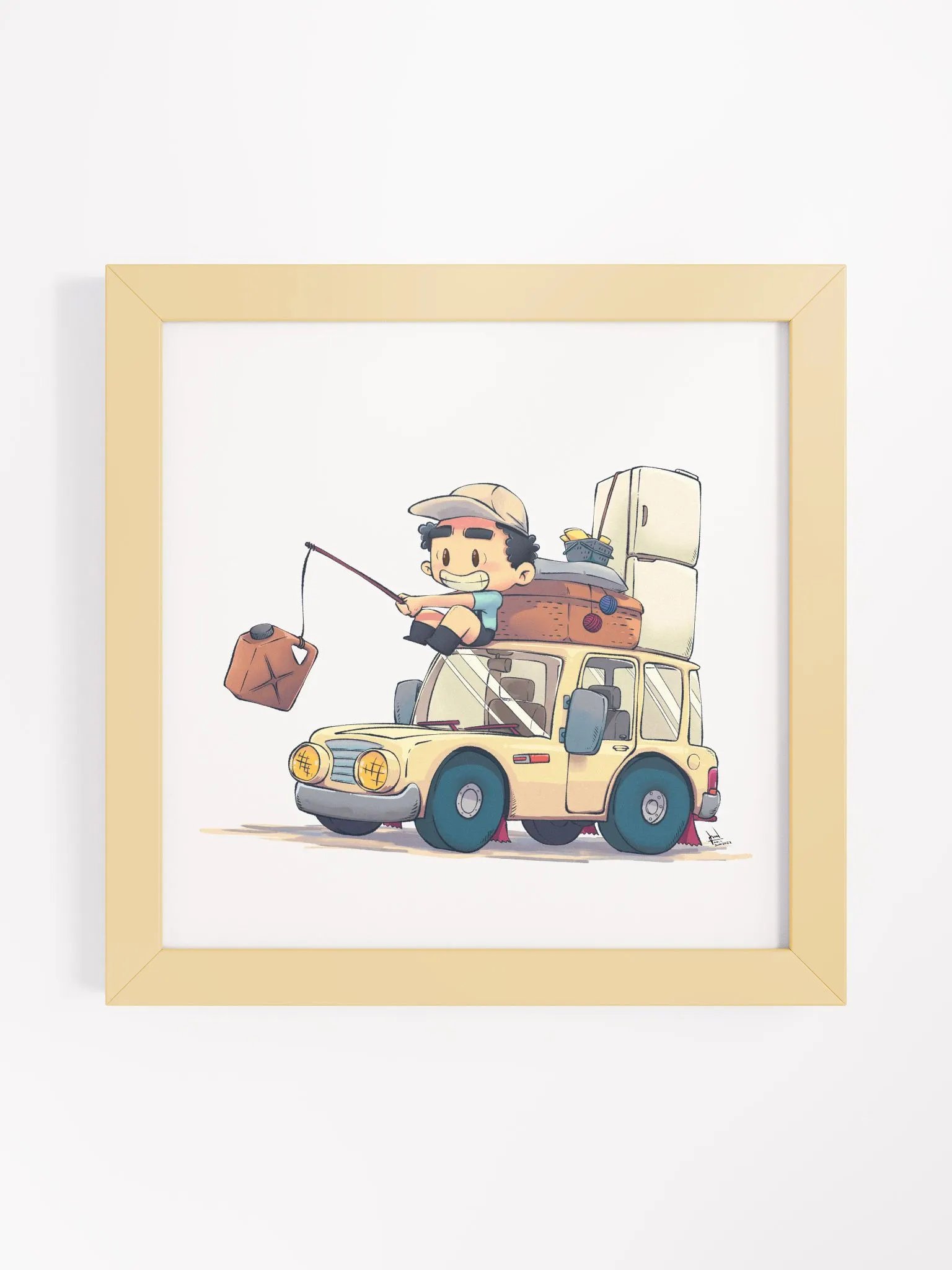Go Go My Car | Frame Matte Poster product image (10)