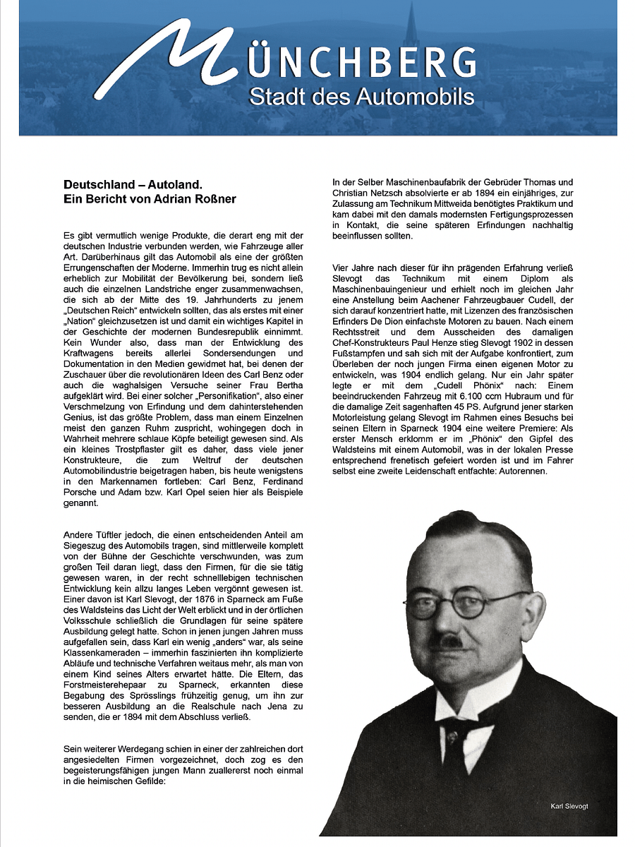 Münchberg - Stadt des Automobils product image (1)