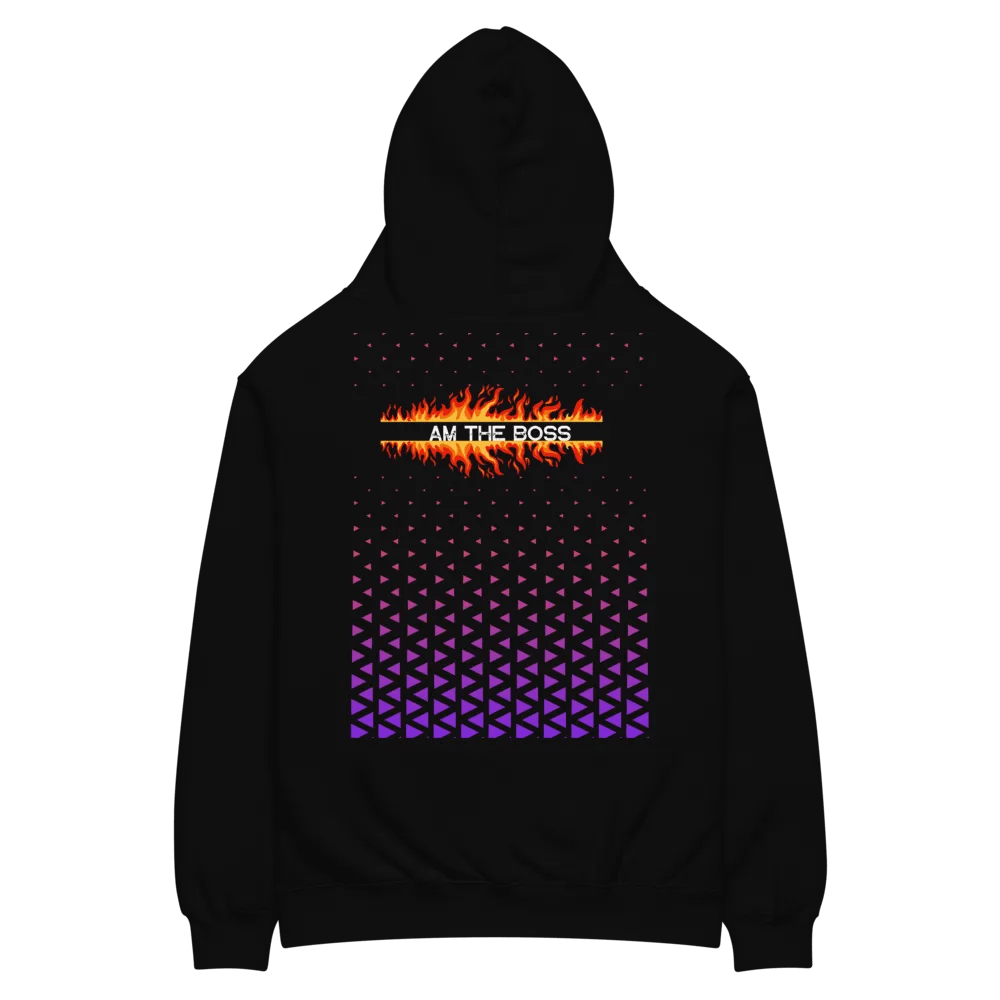 Glitch Flame Unisex Oversized Hoodie product image (2)