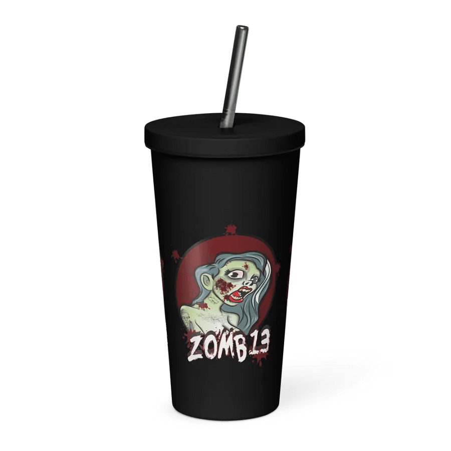 Undead Elegance Insulated Tumbler with a Straw product image (1)
