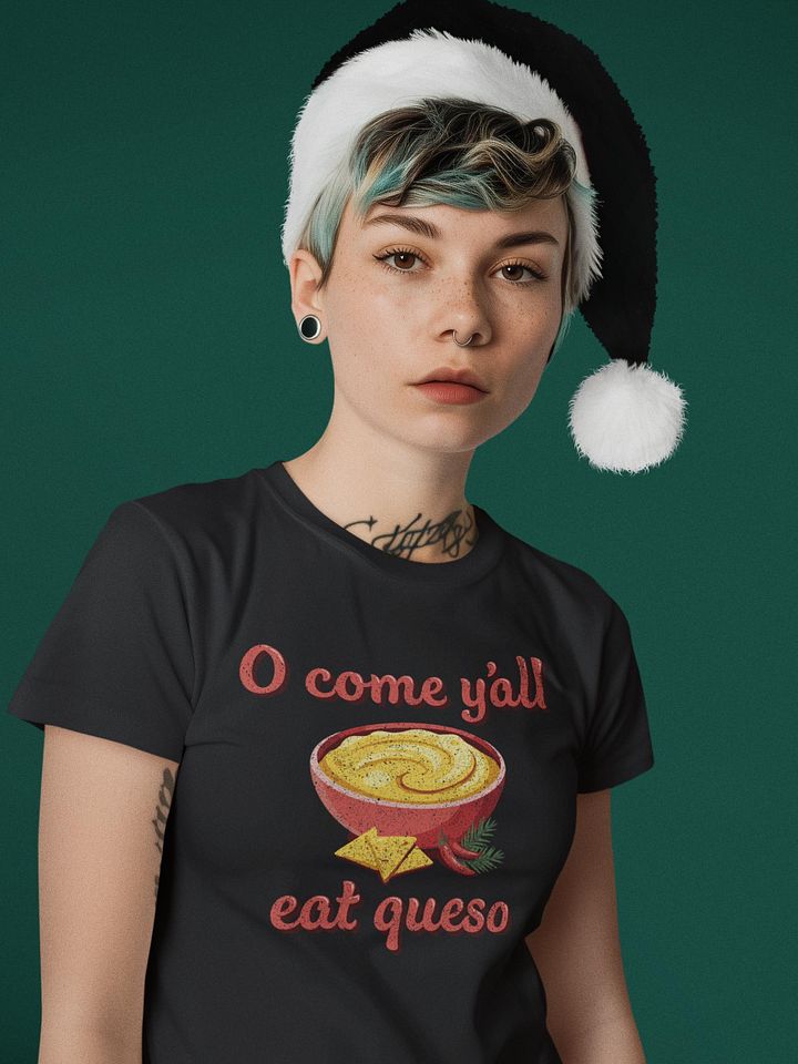 Vintage O Come Y'all Eat Queso Unisex Tee product image (2)