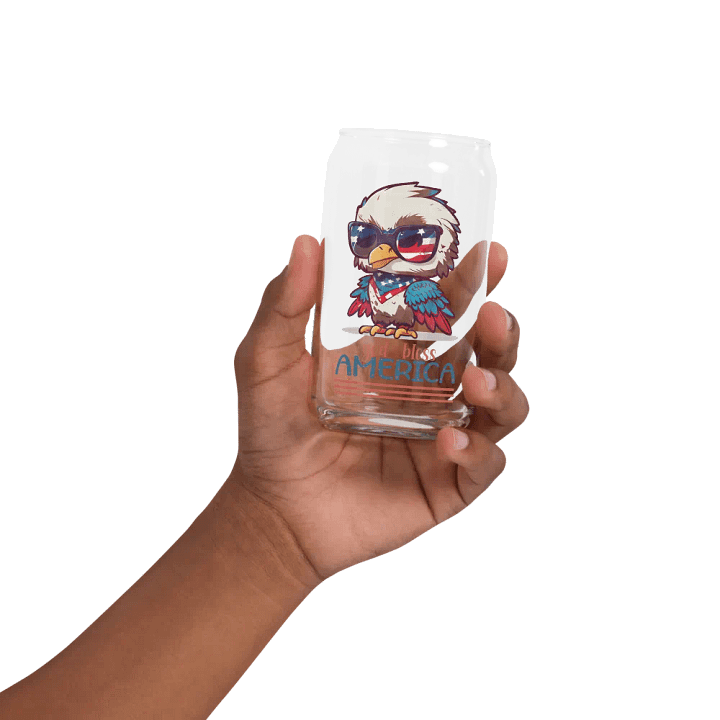 Patriotic Eagle Can-Shaped Glass product image (32)