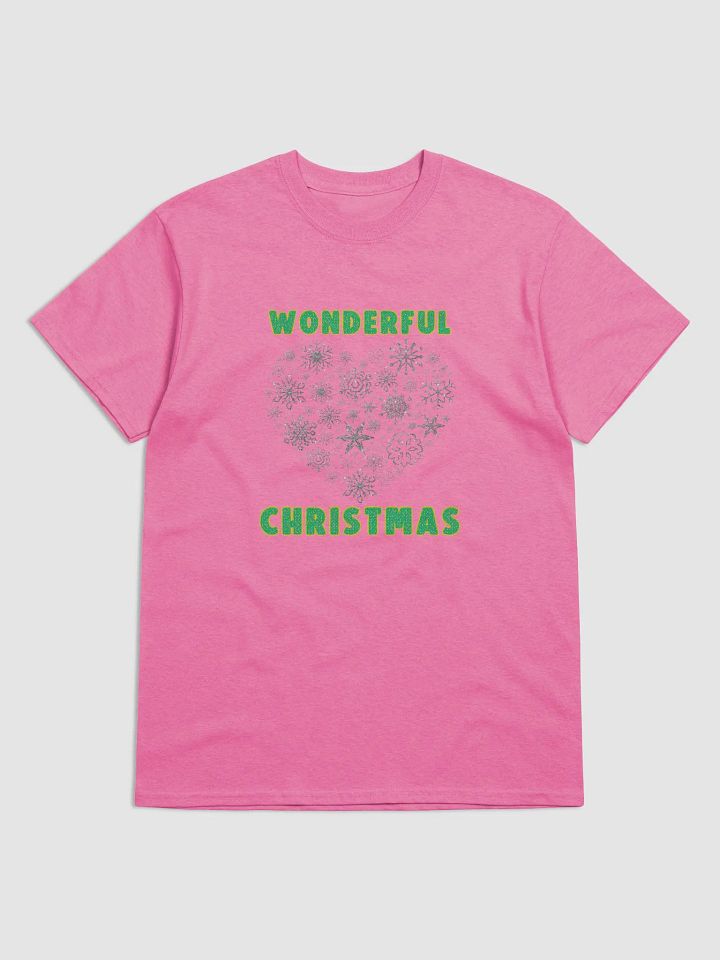 Wonderful Christmas Glitter Heart T-Shirt product image (4)