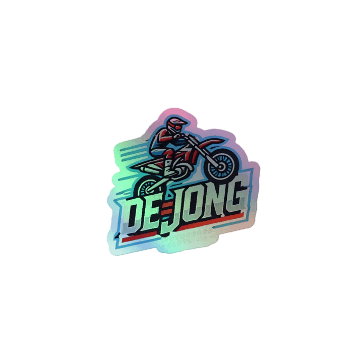 de Jong Holographic Sticker product image (1)